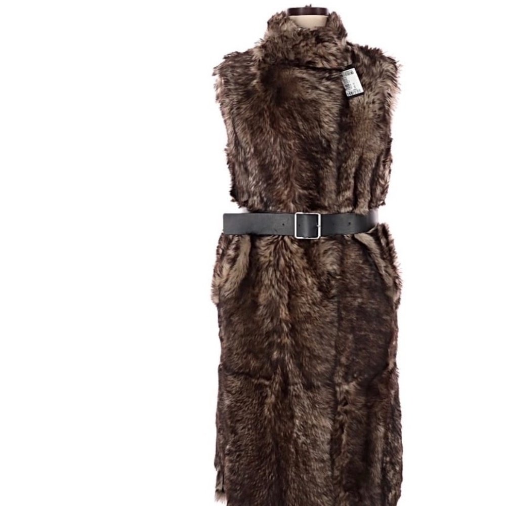 Yves Salomon Reversible Fur/Leather Vest